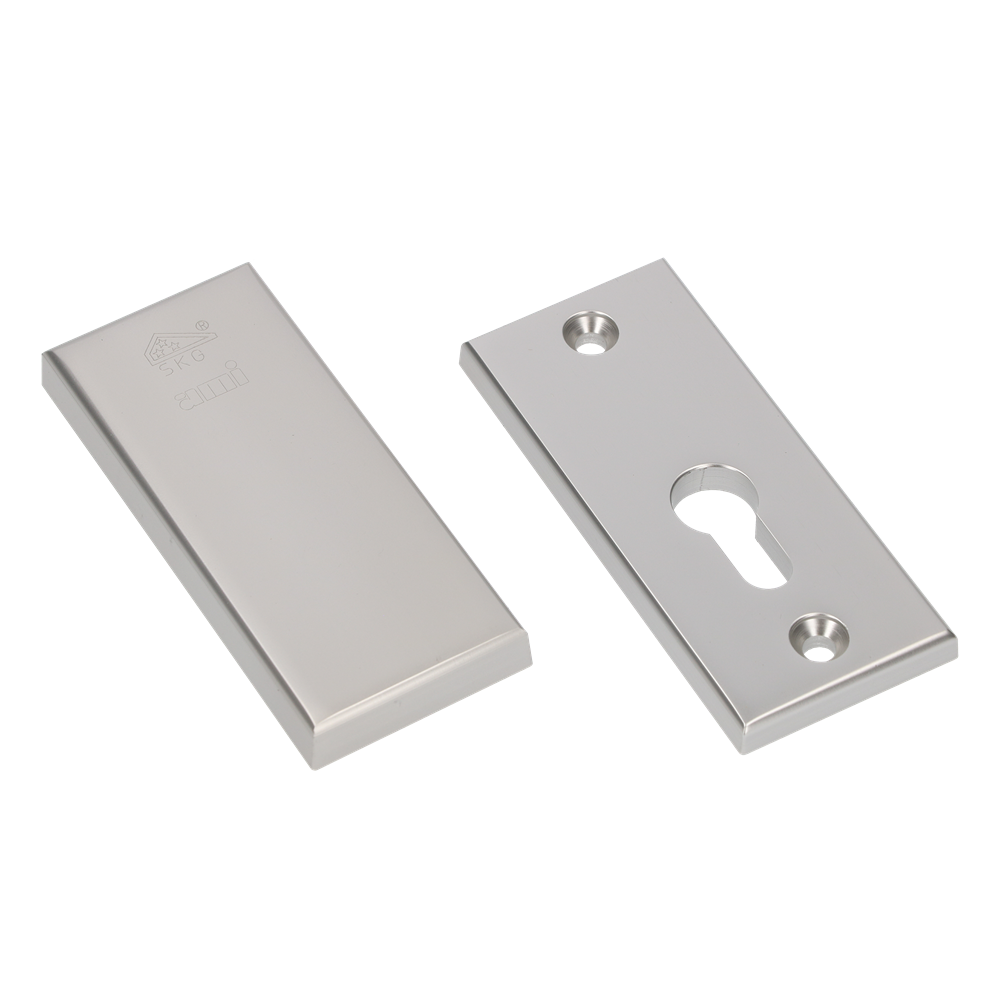 AMI Veiligheidsbeslag Rozet 115*50 Buiten Blind, Binnen Profielcilinder F1 Deurdikte 38/42 Mm - 820113